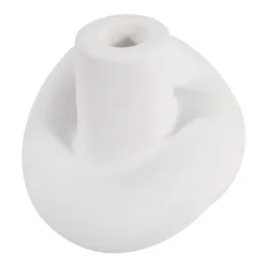 DUNCANCROSS WHITE CANDLE HOLDER 4 (IN) 7