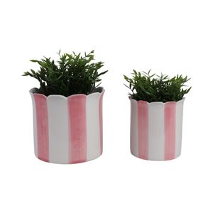 RAFESHAW SET OF 2 PINK PLANTER 7 (IN) 3