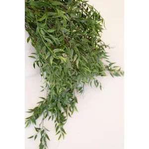 Artificial Green Leaves Spray 4