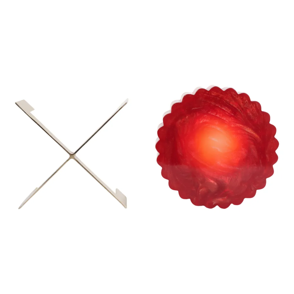 BUFORDMORE RED BOWL 3 (IN)