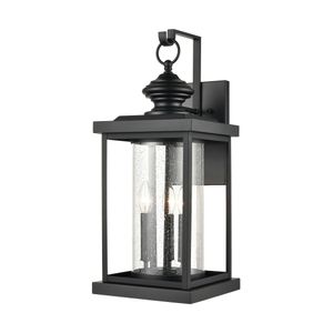 Minersville 23'' High 3-Light Outdoor Sconce - Matte Black 1