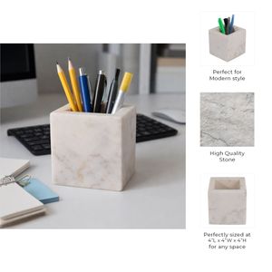 ALBAWOOD WHITE PENCIL CUP 4 (IN) 11