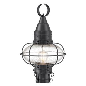 Classic Onion 17.5'' High 1-Light Outdoor Post Light - Gun Metal 1