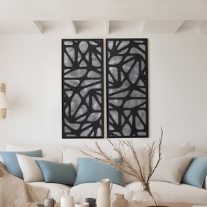 ANSELGROVE SET OF 2 BLACK ART 59 (IN) 10