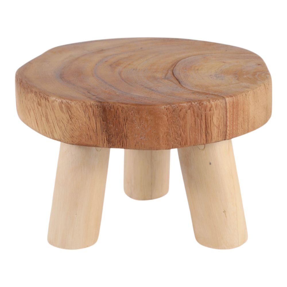GLASERBEACH BROWN STOOL 6 (IN)