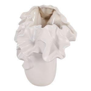 ALDERPORT WHITE VASE 8 (IN) 7