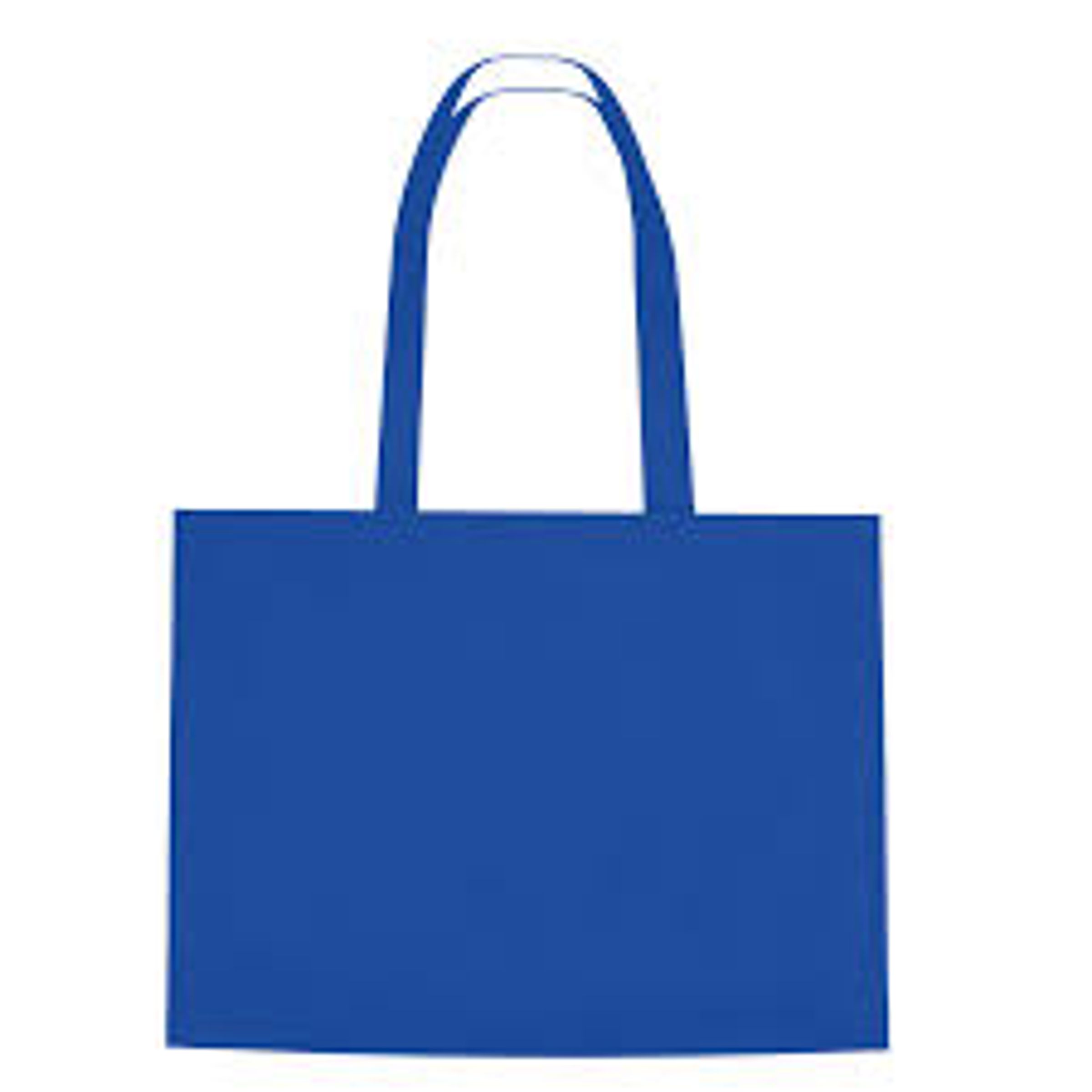 LARGE NONWOVEN PROMO TOTE - BLUE