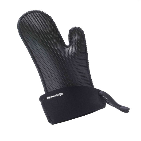 KG Chefs Mitt, Small, 13.7" x 6.7"/35cm x 17cm, Black/Black FLxaPrene