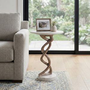 SHAYSHAW WHITE TABLE 23 (IN) 11