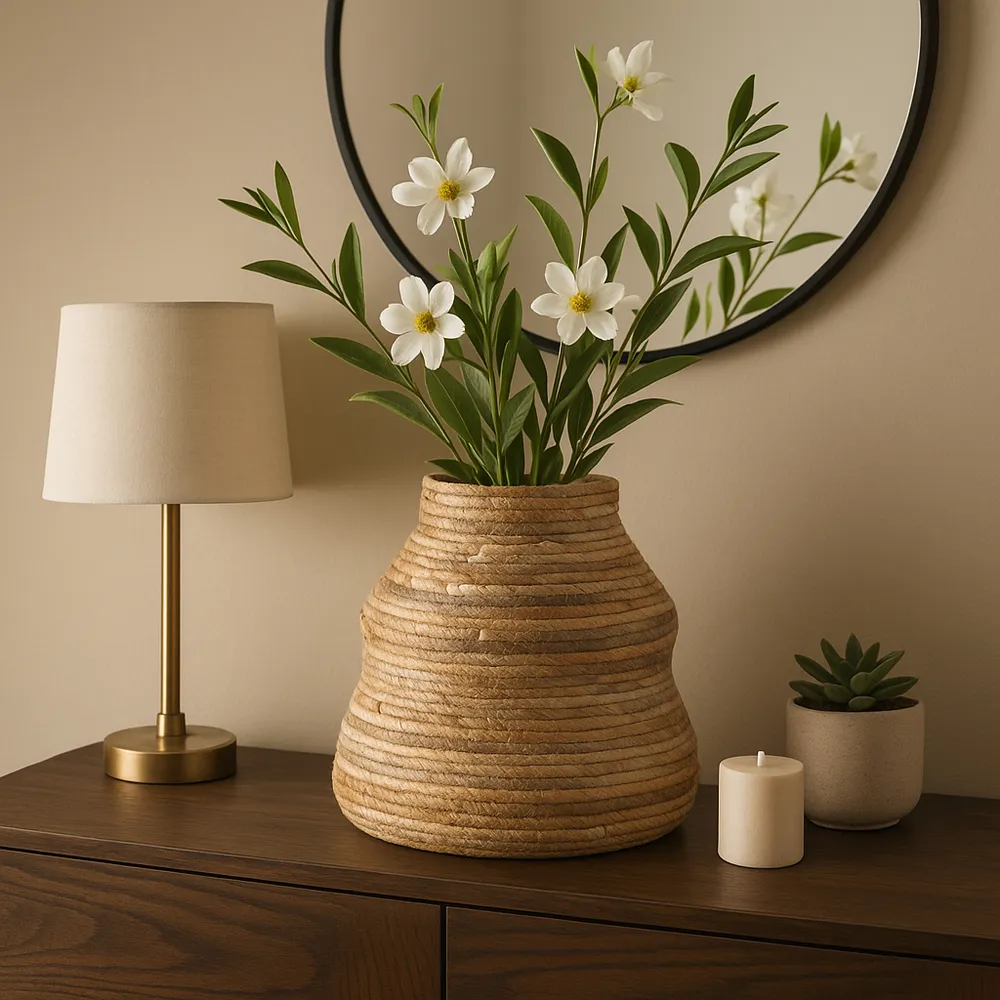 ALBAHOLM TAN VASE 15 (IN)
