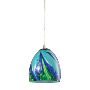 Colorwave 6'' Wide 1-Light Mini Pendant - Satin Nickel 2
