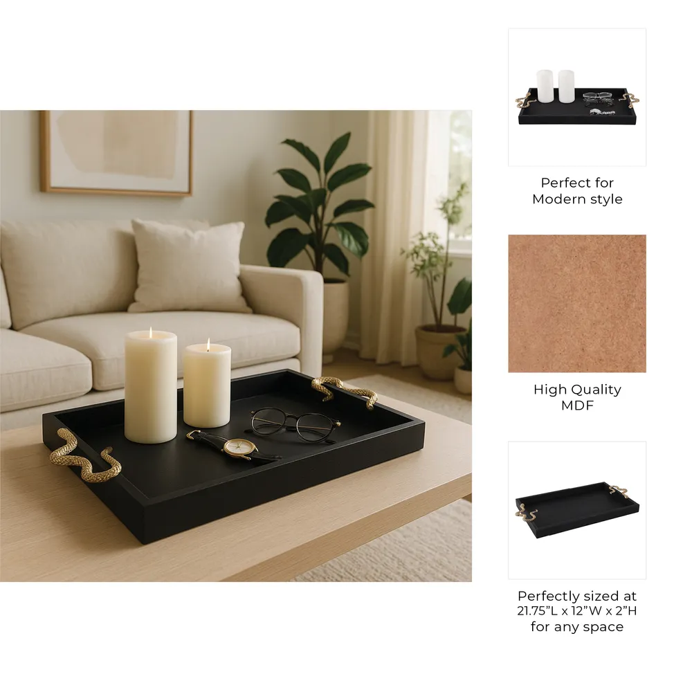 LENNONRIDGE BLACK TRAY 2 (IN)