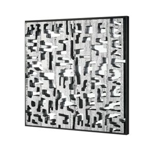 Mapped Dimensional Wall Art - Silver 2