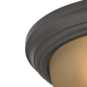 Huntington 15'' Wide 3-Light Flush Mount - Oil Rubbed Bronze 3
