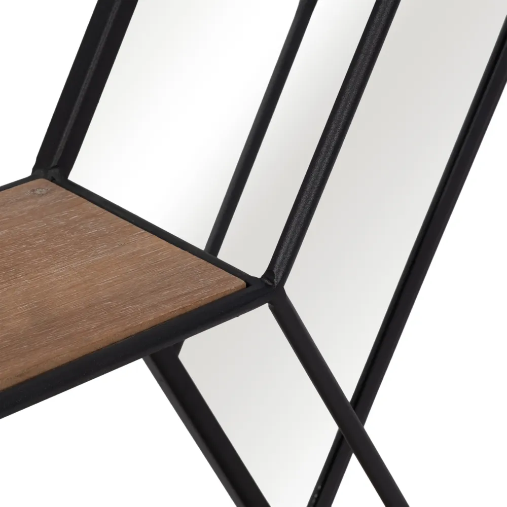 HATCHERFIELD BLACK WALL SHELF 20 (IN)
