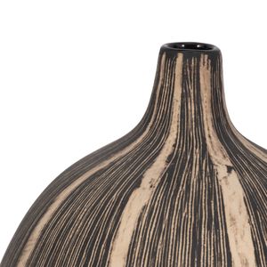 10"H TRIBAL VASE, BROWN 5