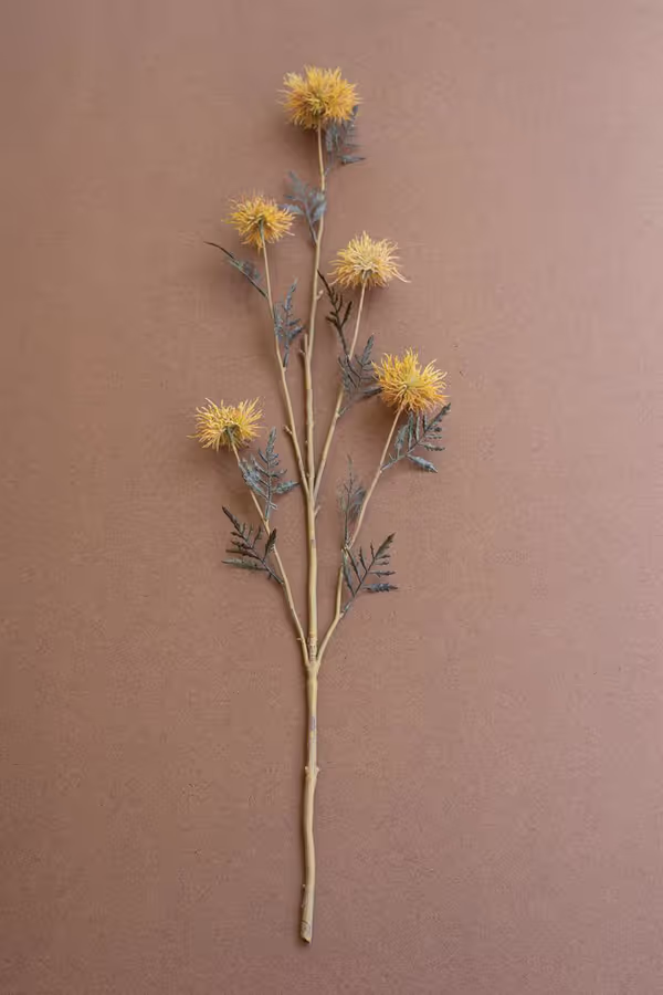 Artificial Yellow Flower Spray