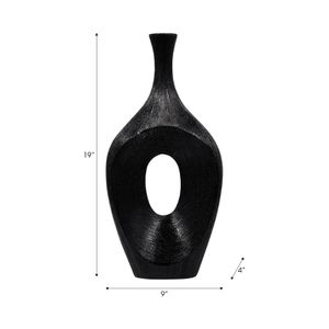 DUTTONRIDGE BLACK VASE 19 (IN) 10