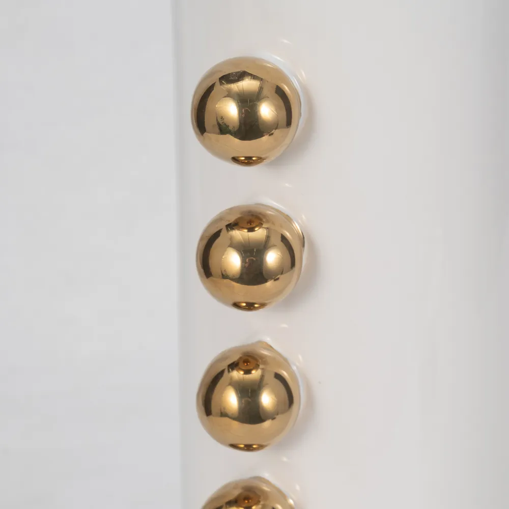 GARSONHAM WHITE VASE 16 (IN)