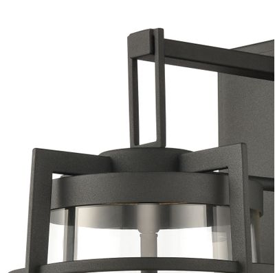 Crofton 19″ High 2-Light Outdoor Sconce - Charcoal