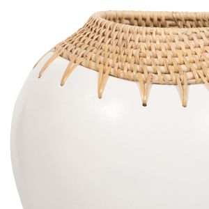 FALLONWIND WHITE VASE 10 (IN) 5