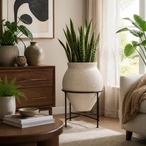RUTHRUN IVORY PLANTER 29 (IN) 12