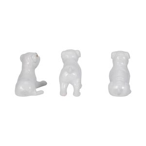 RIDERRUN SET OF 3 WHITE DECOR 6 (IN) 5