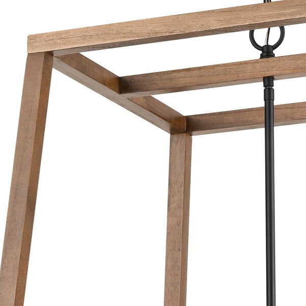 Barrow 22'' Wide 6-Light Chandelier - Matte Black