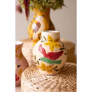Set of 3 Ceramic Bird Vases 2