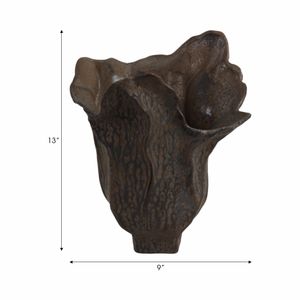 EWINGLAND BROWN VASE 13 (IN) 9