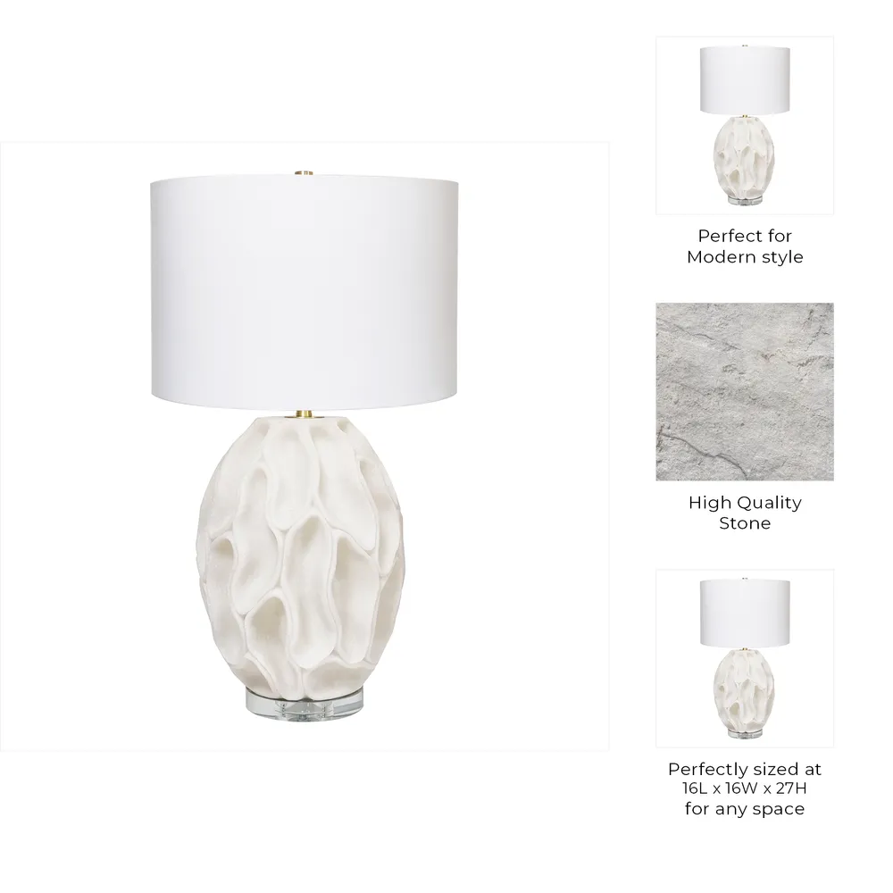 CONNORBROOK WHITE LAMP 27 (IN)