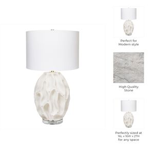 CONNORBROOK WHITE LAMP 27 (IN) 8