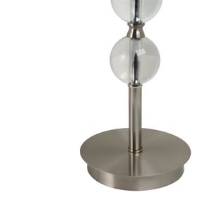 CLARAHAVEN SET OF 2 SILVER LAMPS 27 (IN) 6