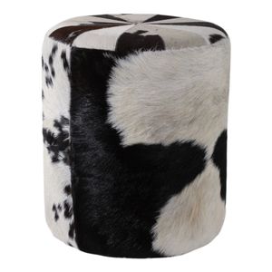 SARAHFORD BLACK OTTOMAN 19 (IN) 3