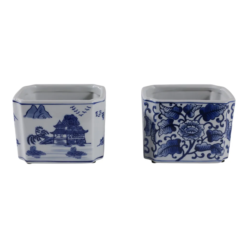 GAINESDALE SET OF 2 BLUE PENCIL CUP 4 (IN)