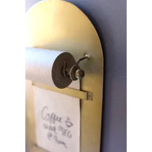 Antique Brass Magnetic Note Roll 3