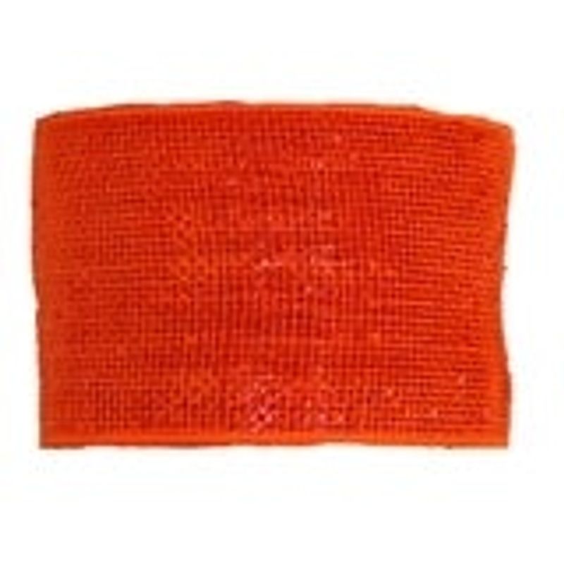4" x 25yds Plastic Mesh, Orange Metallic