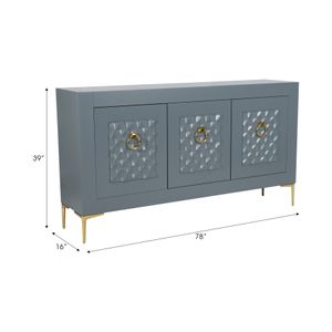 EDGEBURN GRAY CABINET 39 (IN) 10