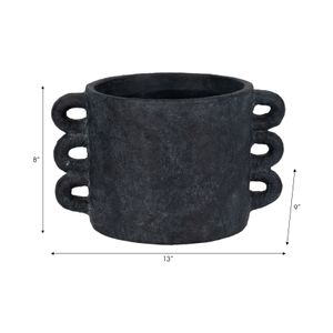 ARLOWHAVEN BLACK PLANTER 8 (IN) 8