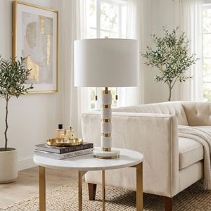 FINTONWORTH WHITE LAMP 29 (IN) 2