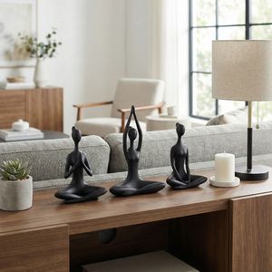 HUNTERHAM SET OF 3 BLACK DECOR 10 (IN) 11