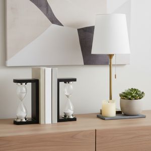 MASONWIND SET OF 2 BLACK BOOKENDS 10 (IN) 2