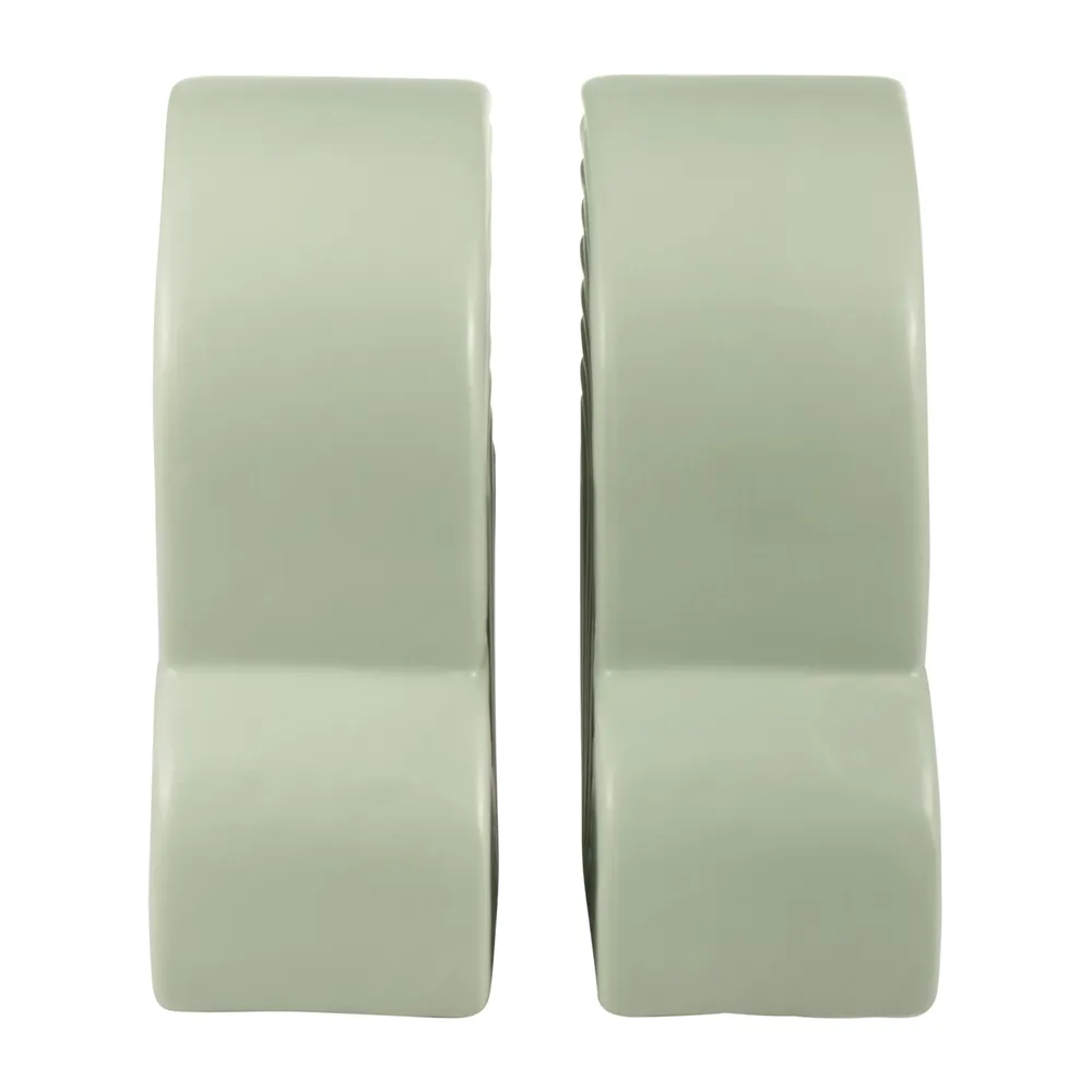 HAROLDPARK SET OF 2 GREEN BOOKENDS 10 (IN)