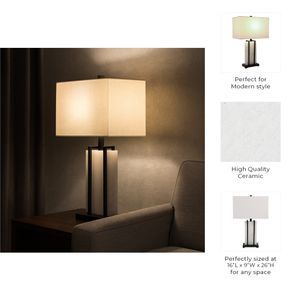 WARRENLEY WHITE LAMP 26 (IN) 10