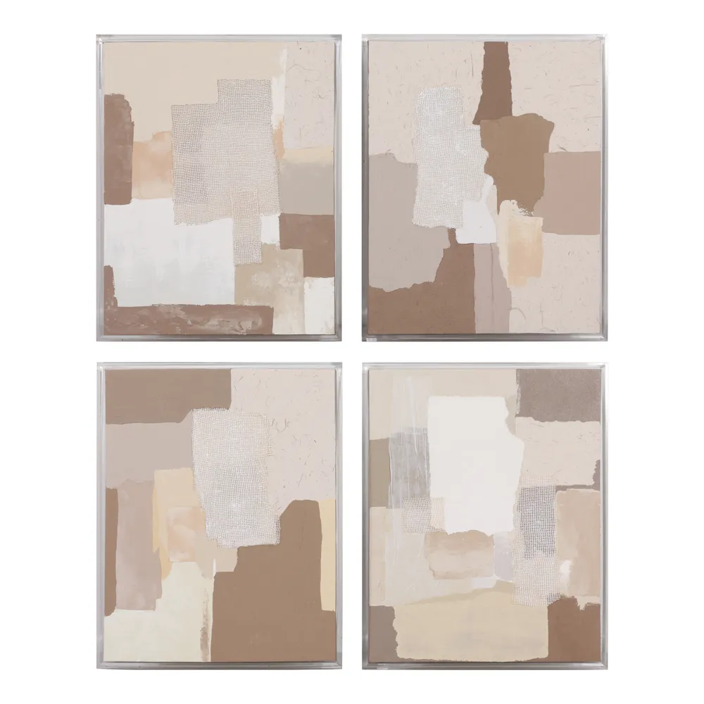 DRAYTONWAY SET OF 4 IVORY ART 20 (IN)
