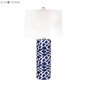 Scale Sketch 28'' High 1-Light Table Lamp - Navy 6