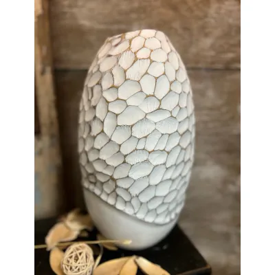 Ridged Vase 12in