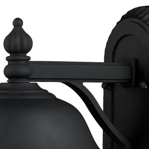 Lapuente 14″ High 1-Light Outdoor Sconce - Matte Black 5