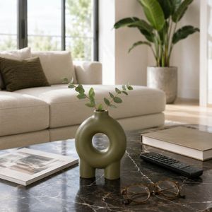 DOYLEBURN GREEN VASE 7 (IN) 2