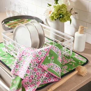Petals & Paws Waffle Weave Tea Towel 3